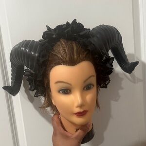Black Horned Headband